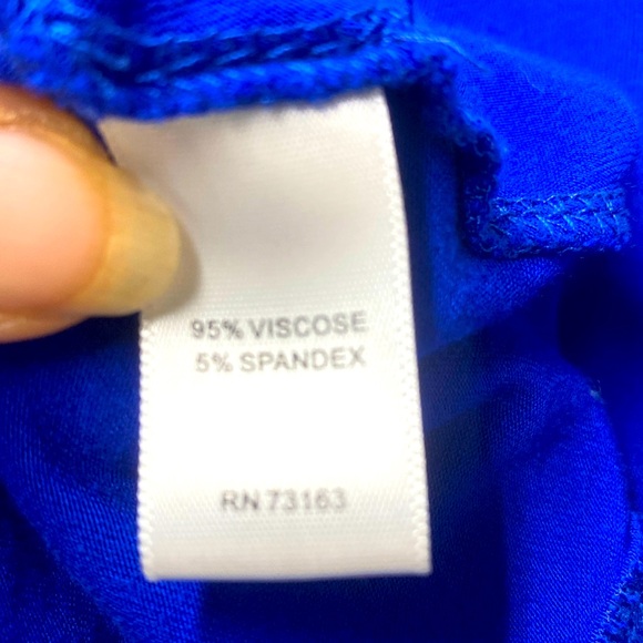 3/$15. Cable & Guage bright blue tunic - Picture 5 of 6